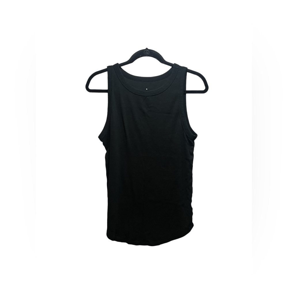 A New Day Black Flattering Crew Neck Tank Top